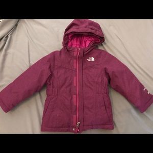 North Face Hyvent 550 toddler girls down jacket